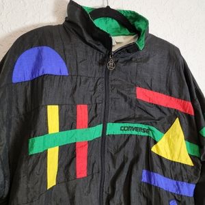 Vintage Vengo with Converse Embroidery Windbreaker 80's 90's Size M